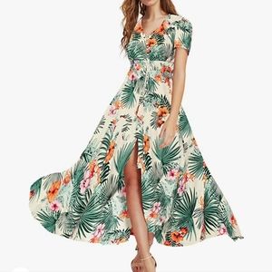Tropical Maxi Dress